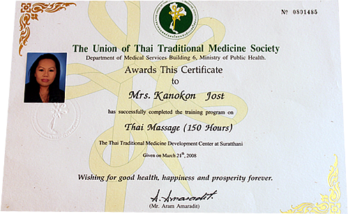 Zertifikat Thai Massage Rastatt small